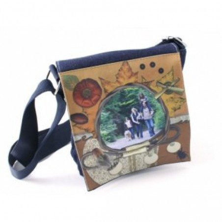 Bolso tejano con solapa personalizable de 175x225mm - SEKAISA