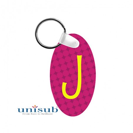 chaveiro oval-alumínio-2 lados - Unisub - chaveiros Sekaisa