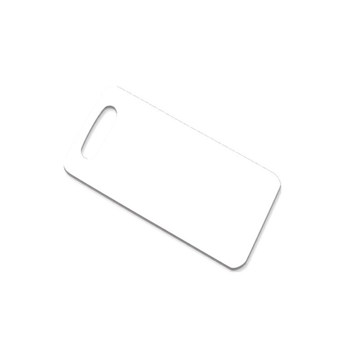 Cartão de identificação de bagagem em fibra de vidro reforçada (FRP) - 44x89mm - Unisub - placas brancas - Sekaisa