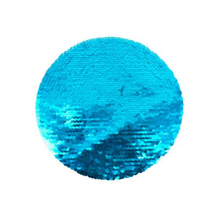 lantejoulas de transferência reversíveis com linha redonda, lantejoulas azuis sekaisa