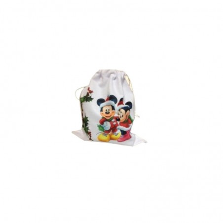 Bolsa merienda de tela - Modelo Mickey y Minnie
