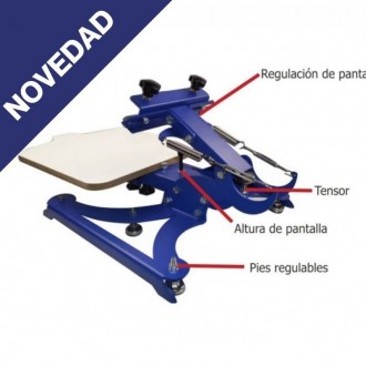 Máquina de serigrafia sekaisa de 1 cor