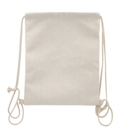Mochila tipo saco de linho 40x30cm - SEKAISA