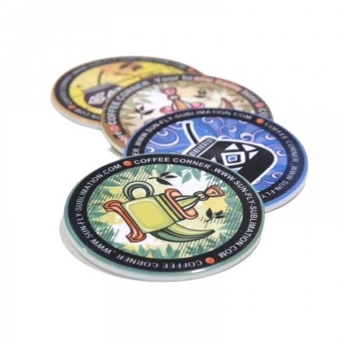 Porta-copos redondo de polímero 3D para casa-sekaisa