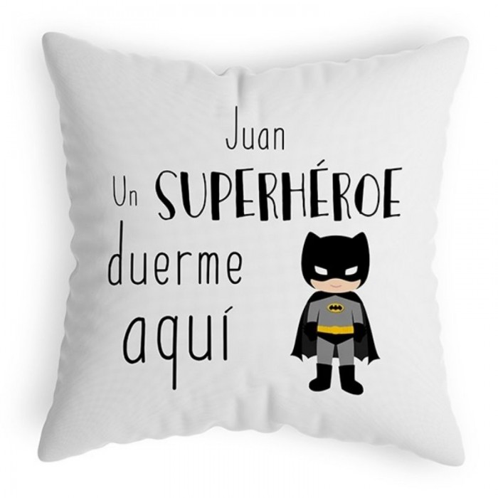 Capas de almofada quadradas para casa, personalizadas, com estampa do Batman, Sekaisa