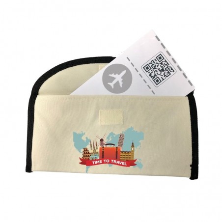 Porta-documentos - natureza - 27x13cm - ingresso - sekaisa