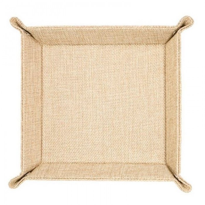 Bandeja multiuso 15x15 tipo juta branca sekaisa