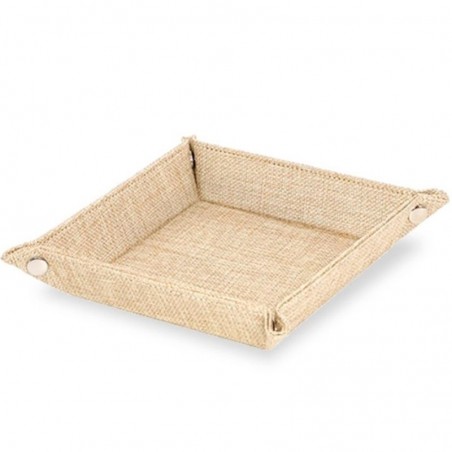 Bandeja multiuso 15x15 tipo juta montada pela Sekaisa