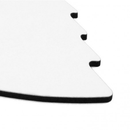 enfeite de árvore de natal de madeira de dois lados sekaisa