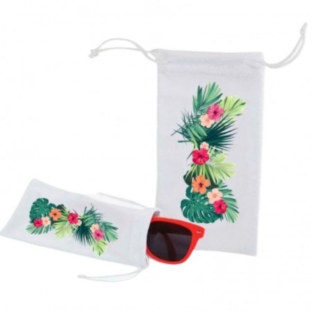 Estojo para óculos com cordão - 8x18cm - escritório e escola - sekaisa