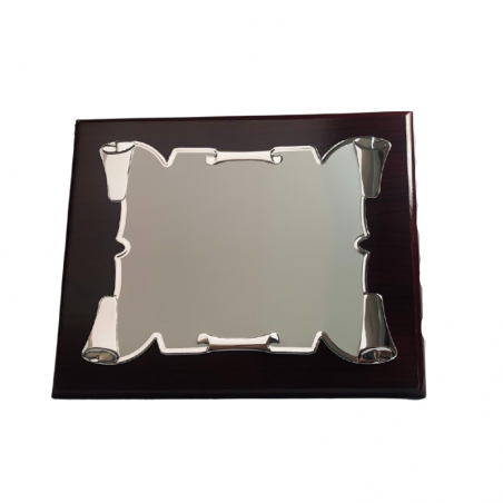 placa-conmemorativa-madera-y-metal-pergamino-24x19cm-blanco-sekaisa