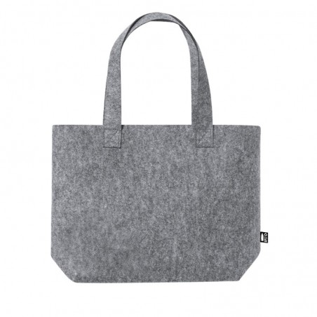 Bolsa de feltro - reciclada - cinza - 425x305cm - natureza - sekaisa