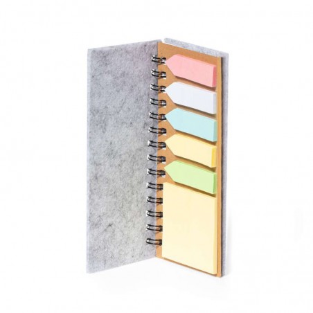 Mini bloco de notas com capas de feltro - SEKAISA