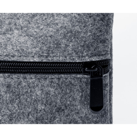 Porta-documentos de feltro com zíper - Sekaisa