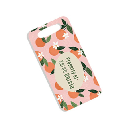 Cartão de identificação de bagagem em fibra de vidro reforçada (FRP) - 44x89mm - Unisub - placas laranja - Sekaisa