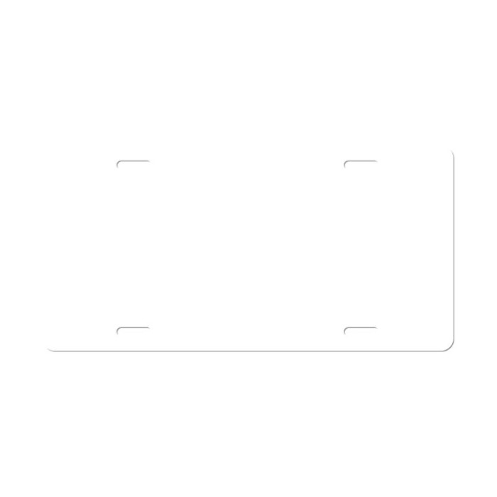 matricula-coche-modelo-usa-aluminio-unisub-blanca-sekaisa