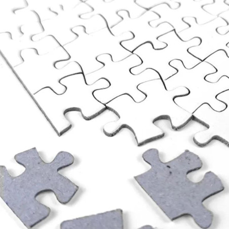 Quebra-cabeça de papelão de alta qualidade - 96 peças - 285x20cm - verso - Sekaisa