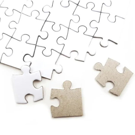 Quebra-cabeça de papelão branco brilhante tamanho A3 com 300 peças e verso Sekaisa