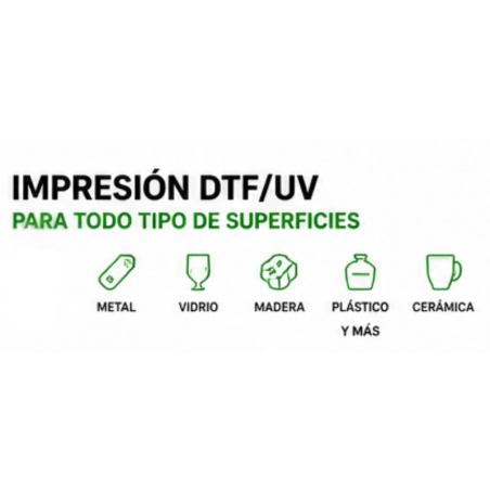 Serviço de impressão de adesivos e decalques UV-DTF (41 cm de largura) - SEKAISA